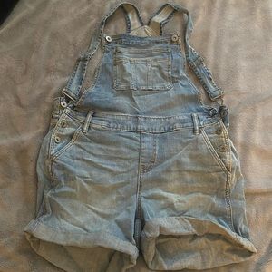 torrid denim over alls size 12